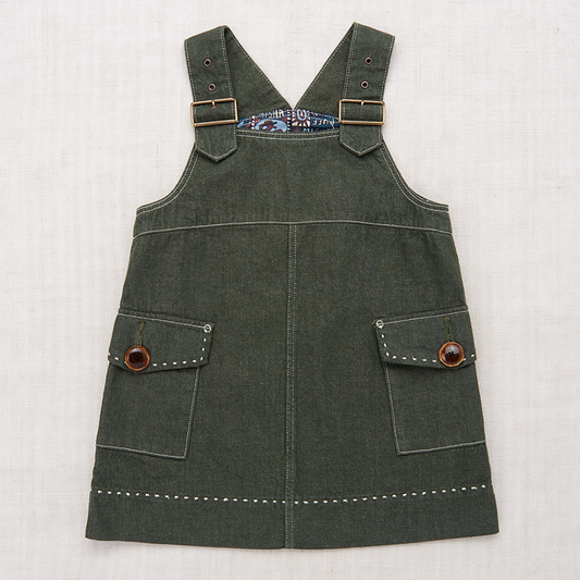 Misha&Puff - Buckle Jumper Dress＜Sage Denim＞