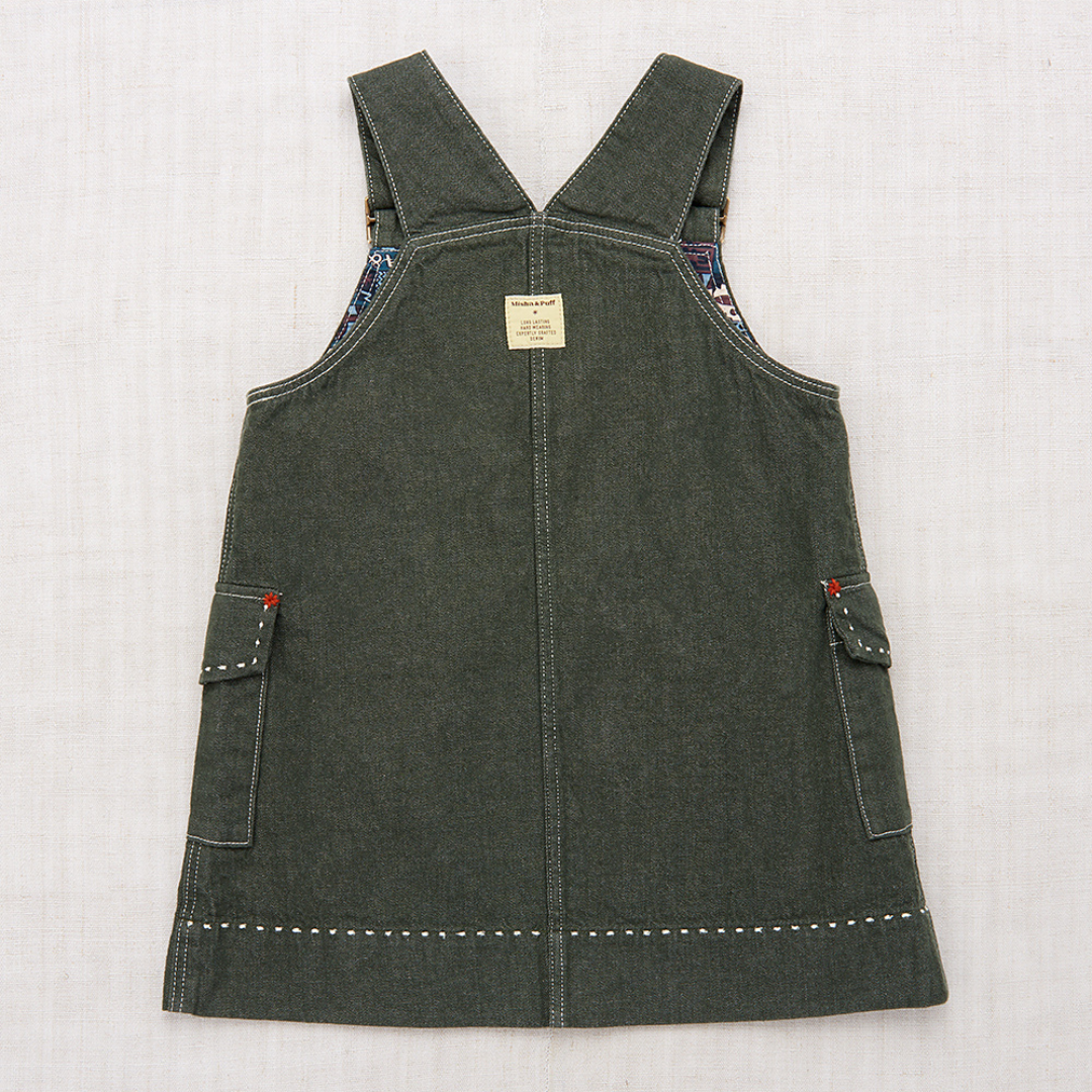 Misha&Puff - Buckle Jumper Dress＜Sage Denim＞