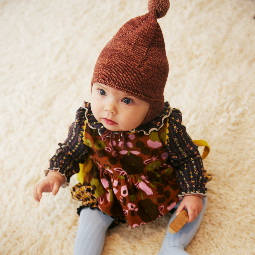 Misha&Puff - Pointy Peak Hat＜Chestnut＞ – treats and room