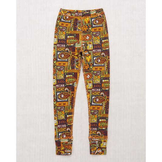 Misha&Puff - Legging with Rib Cuff＜Fox Groovy Paisley＞