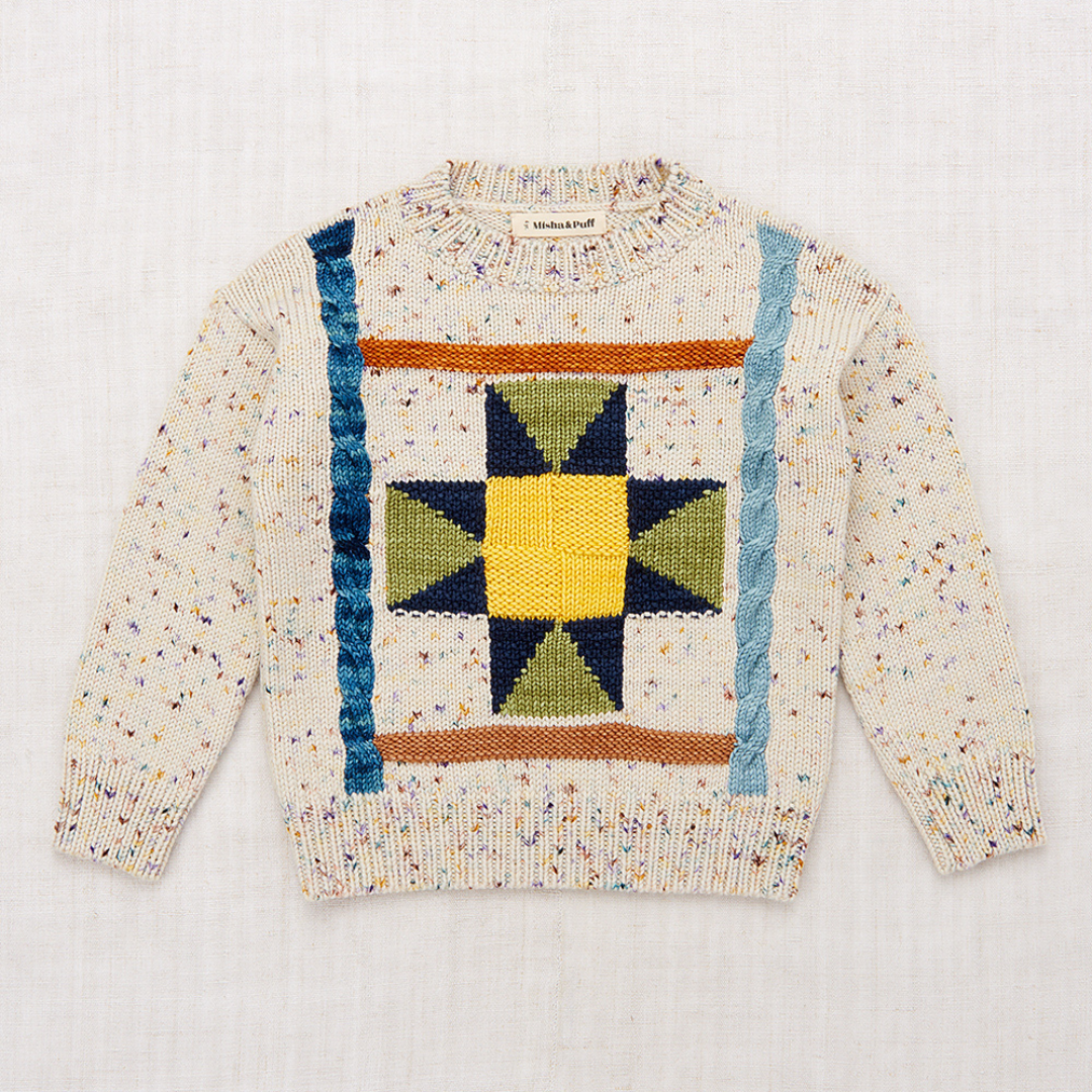 Misha&Puff - Nova Quilt Pullover＜Iris Confetti＞