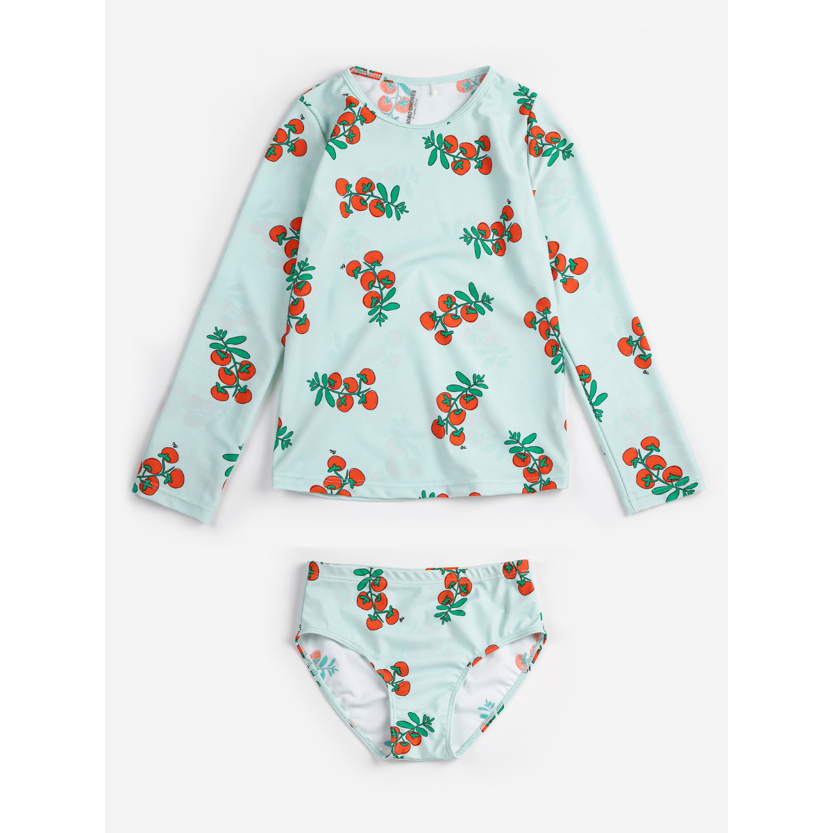 BOBO CHOSES - Juicy Tomatoes all over swim T-shirt culotte SET