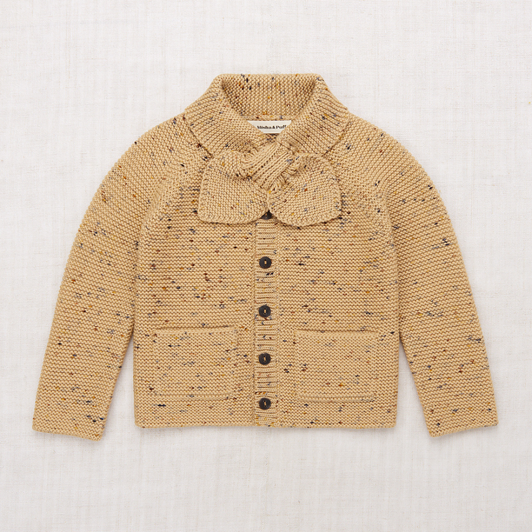 Misha&Puff - Scout Cardigan＜Camel Confetti＞