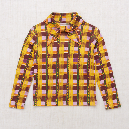 Misha&Puff - Scout Top＜Plum Watercolor Plaid＞