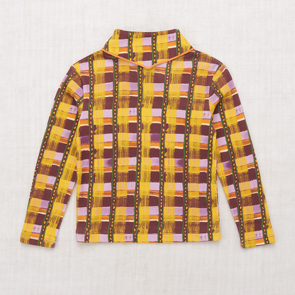 Misha&Puff - Scout Top＜Plum Watercolor Plaid＞