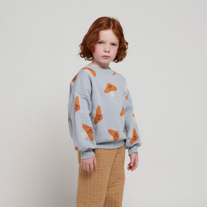 BOBO CHOSES - Mr. Mushroom all over sweatshirt