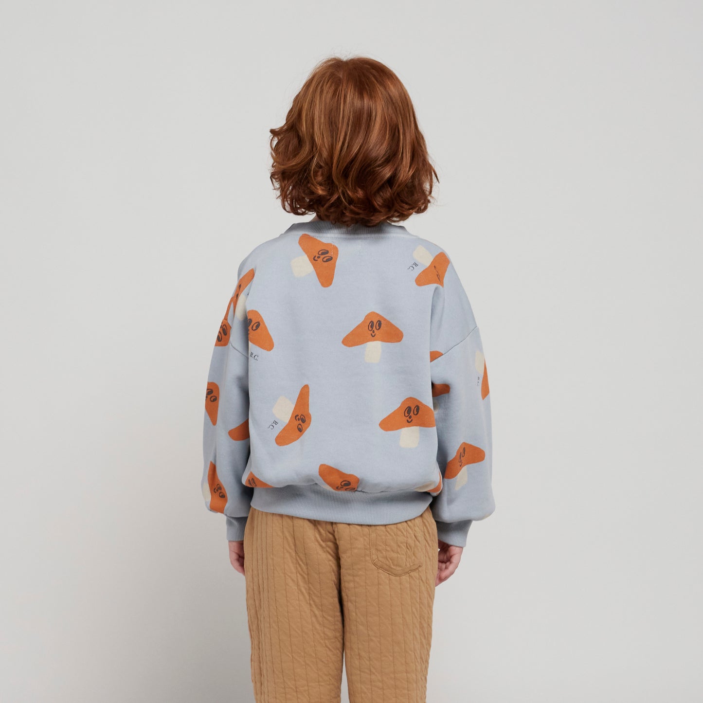 BOBO CHOSES - Mr. Mushroom all over sweatshirt