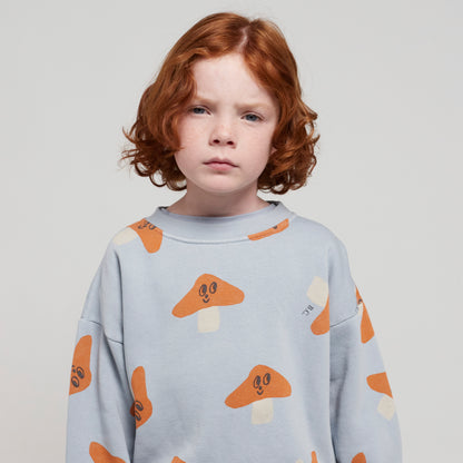 BOBO CHOSES - Mr. Mushroom all over sweatshirt